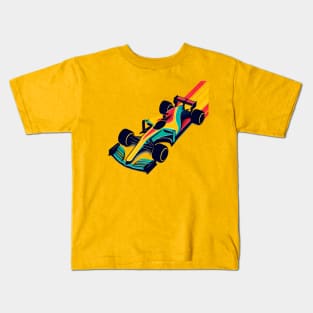 formula 1 car Kids T-Shirt